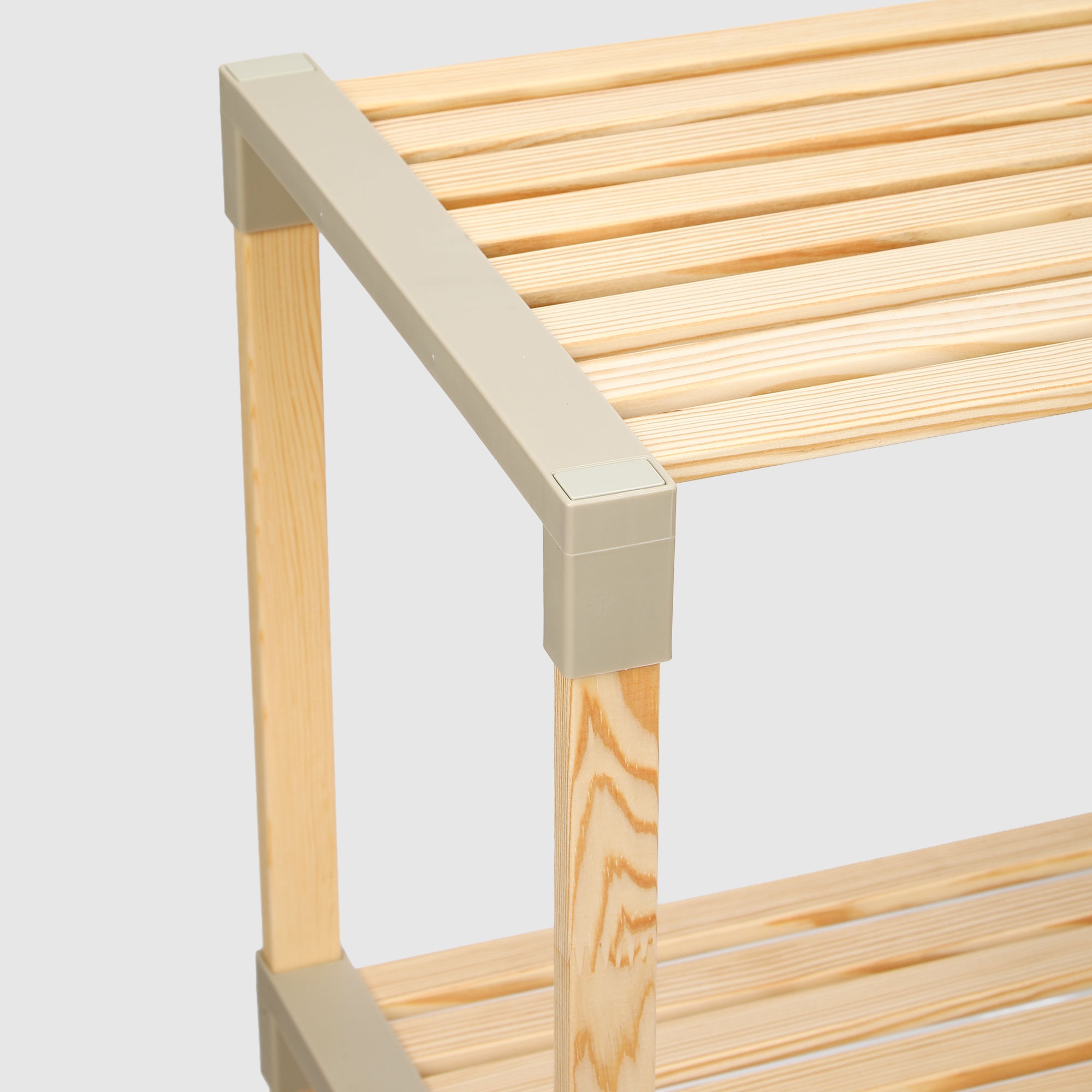 Стеллаж для хранения Fixwood Fix-2006-3 бежевый 61х34х81 см photo 3