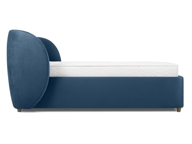 Кровать Юна 160 Barhat Navy Blue photo 3