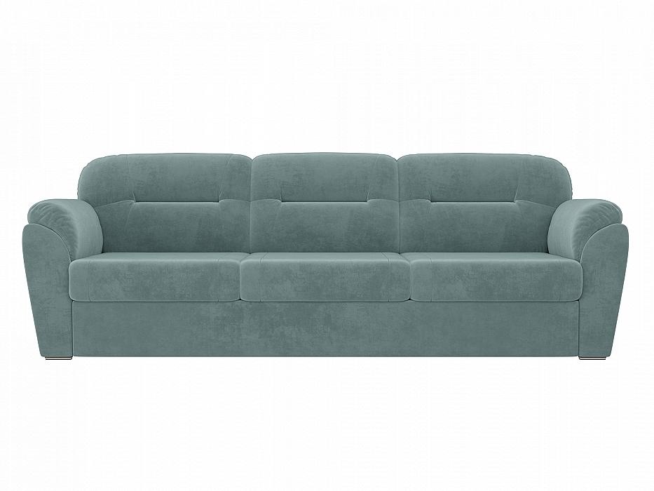 Диван прямой Бостон Велюр Бирюза