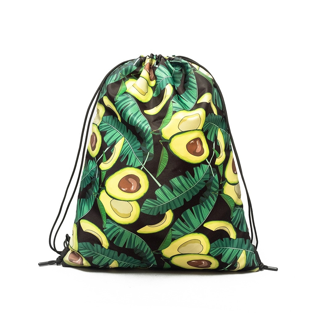 Мешок для обуви Erich Krause Avocado Night с карманом на молнии 500x410 мм photo 3