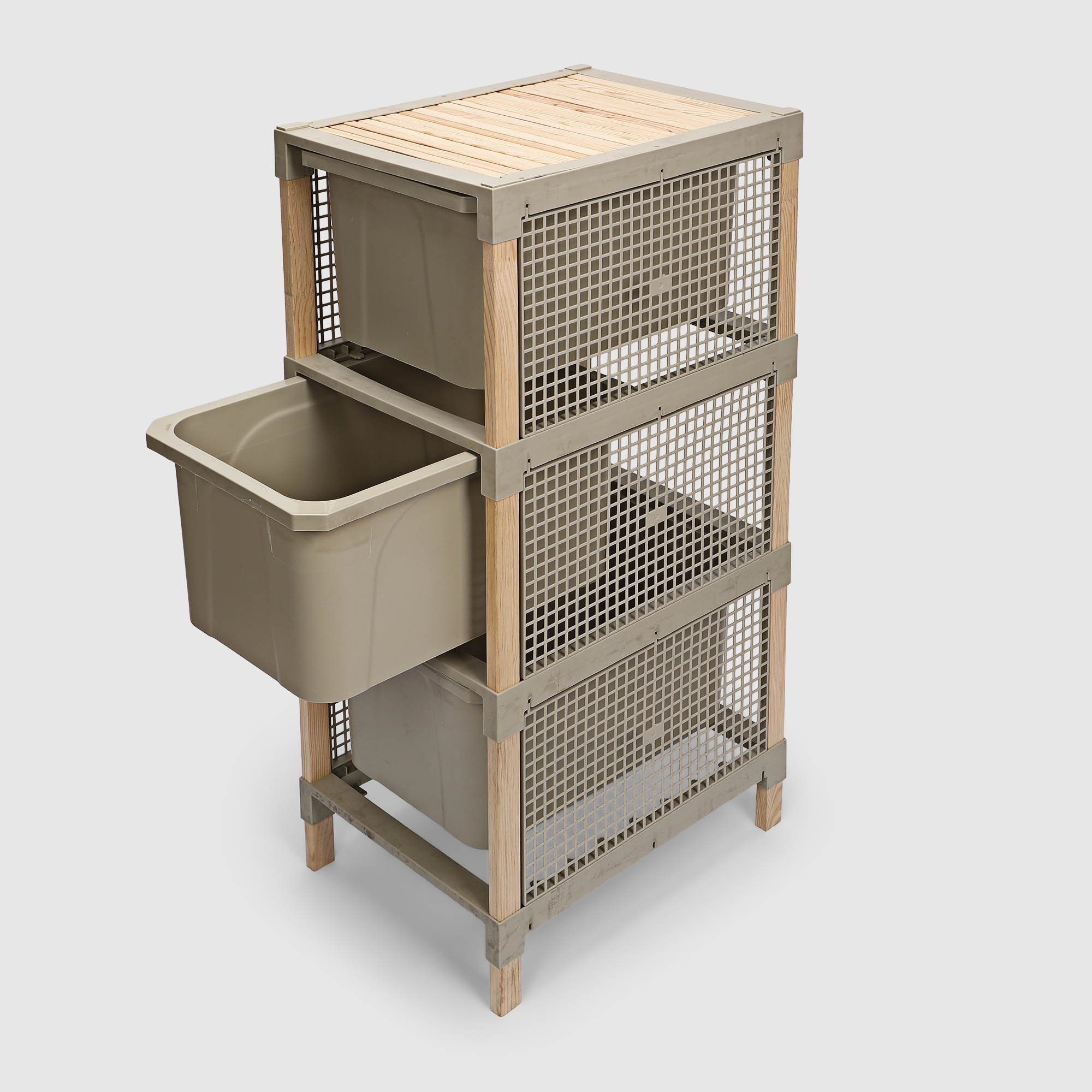 Этажерка для хранения Fixwood Fix-2009-45L бежевая 41х30х80 см photo 3