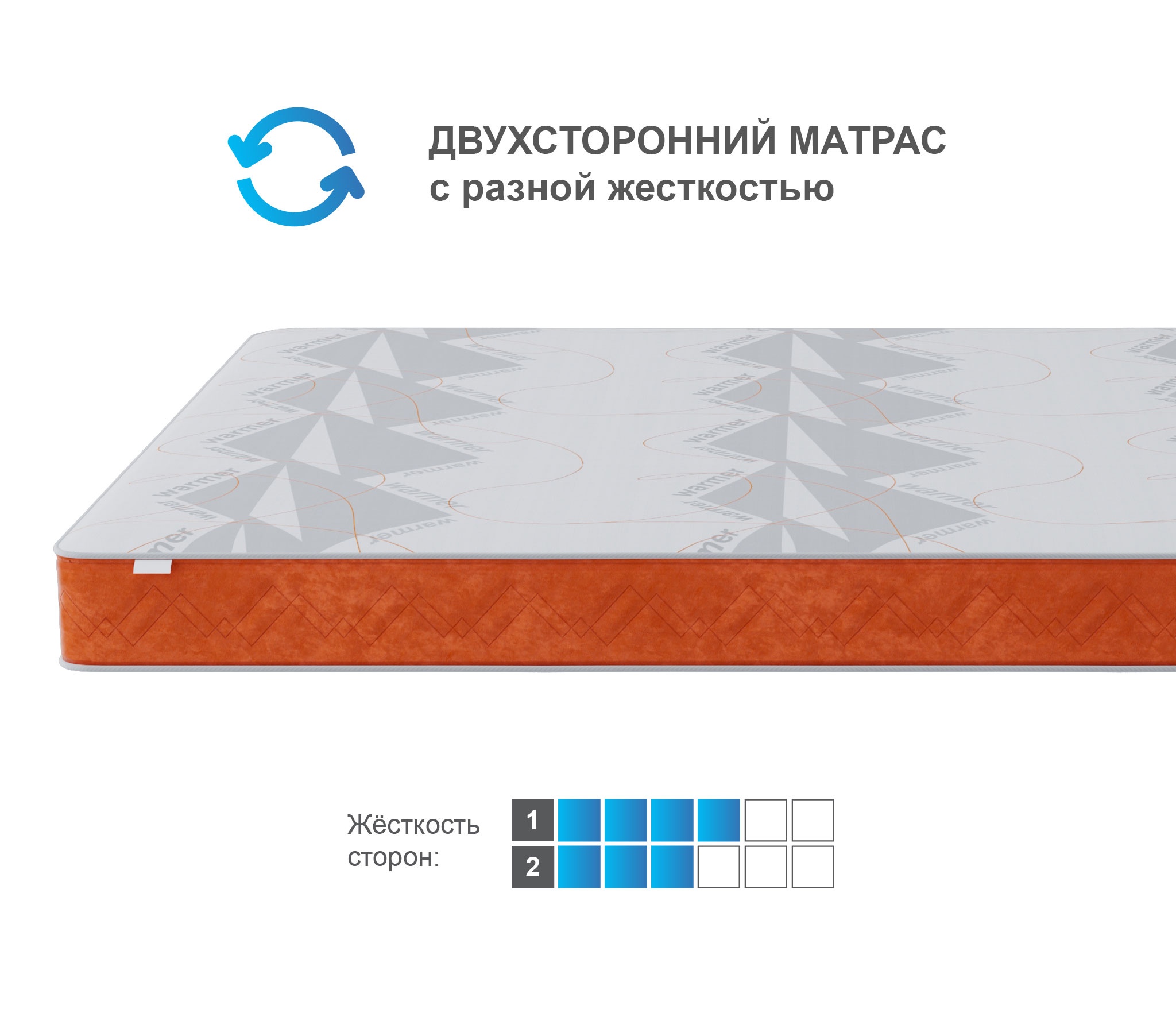 Матрас Корсика-Эффект в чехле Warmer 800х2000 photo 5