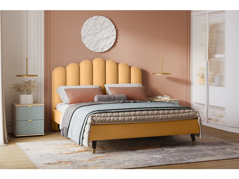 Кровать Лиель 160 Barhat Wet Sand photo 2