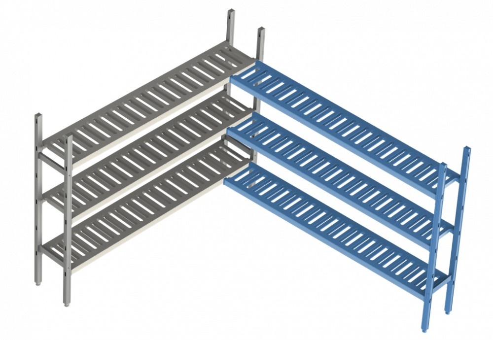 Стеллаж Polair Load Me Poly 18Al 3Pp40 15C