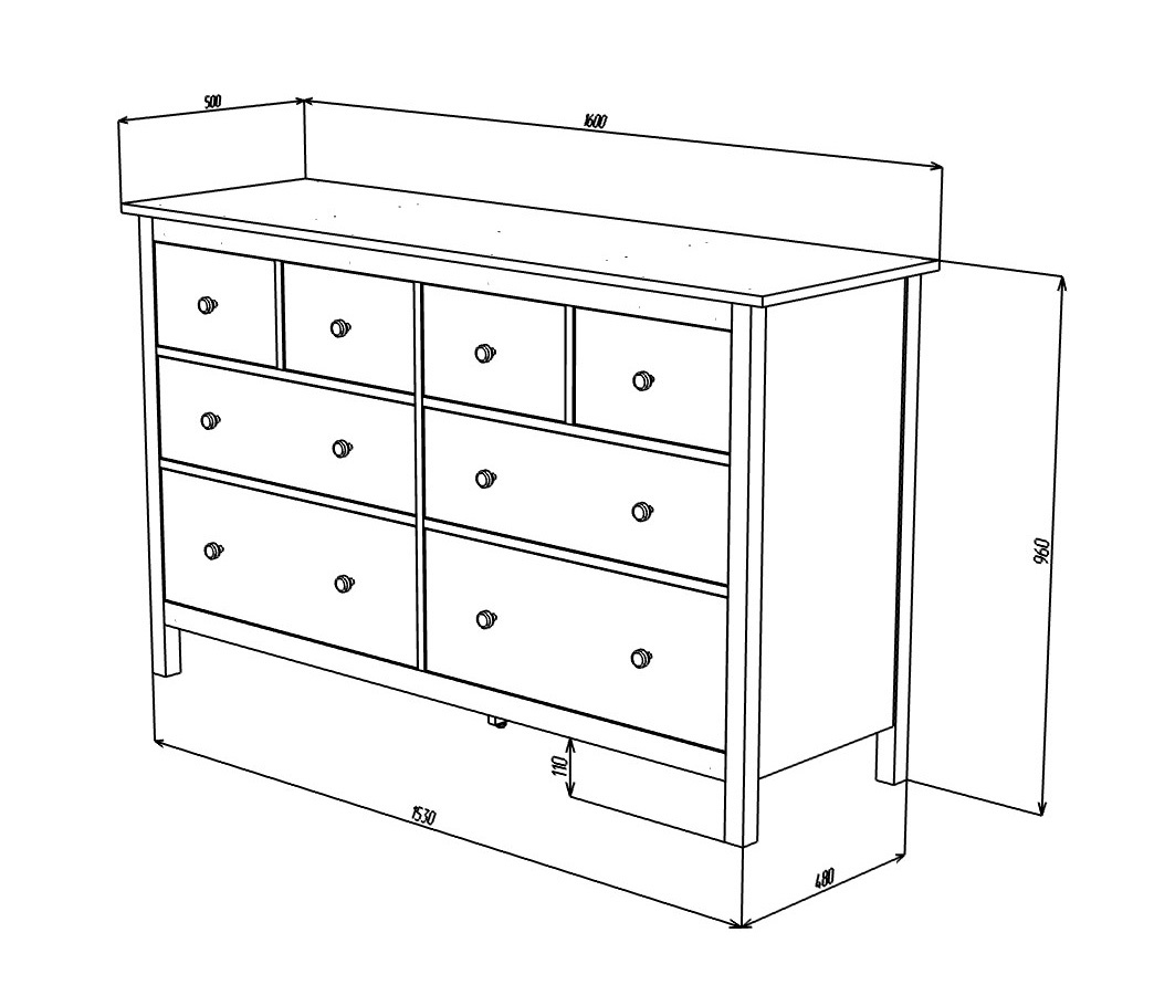 Комод 8 Hemnes Икея photo 5