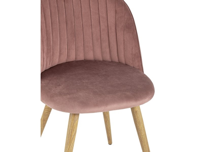 Стул Лион Stripes Velvet Pink photo 5
