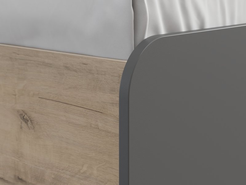 Кровать Ингрид-1 140 Grey photo 5