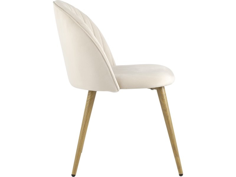 Стул Лион Stripes Velvet Cream photo 2