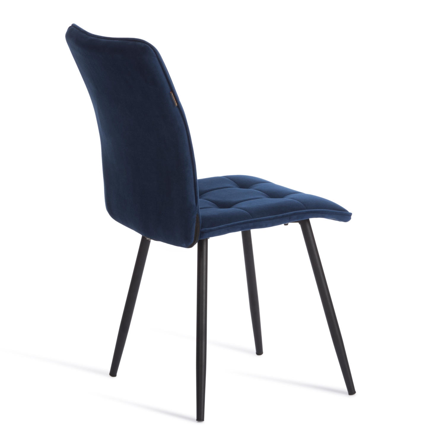 Стул TC Bari велюровый синий 46х55х89 см photo 3