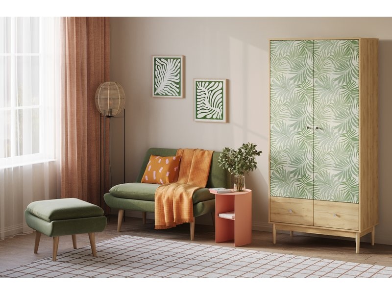 Распашной шкаф Тайрон-2 Monstera photo 3