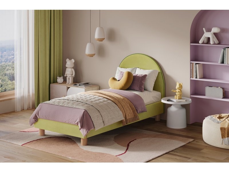 Кровать Лора 90 Velvet Lime photo 2