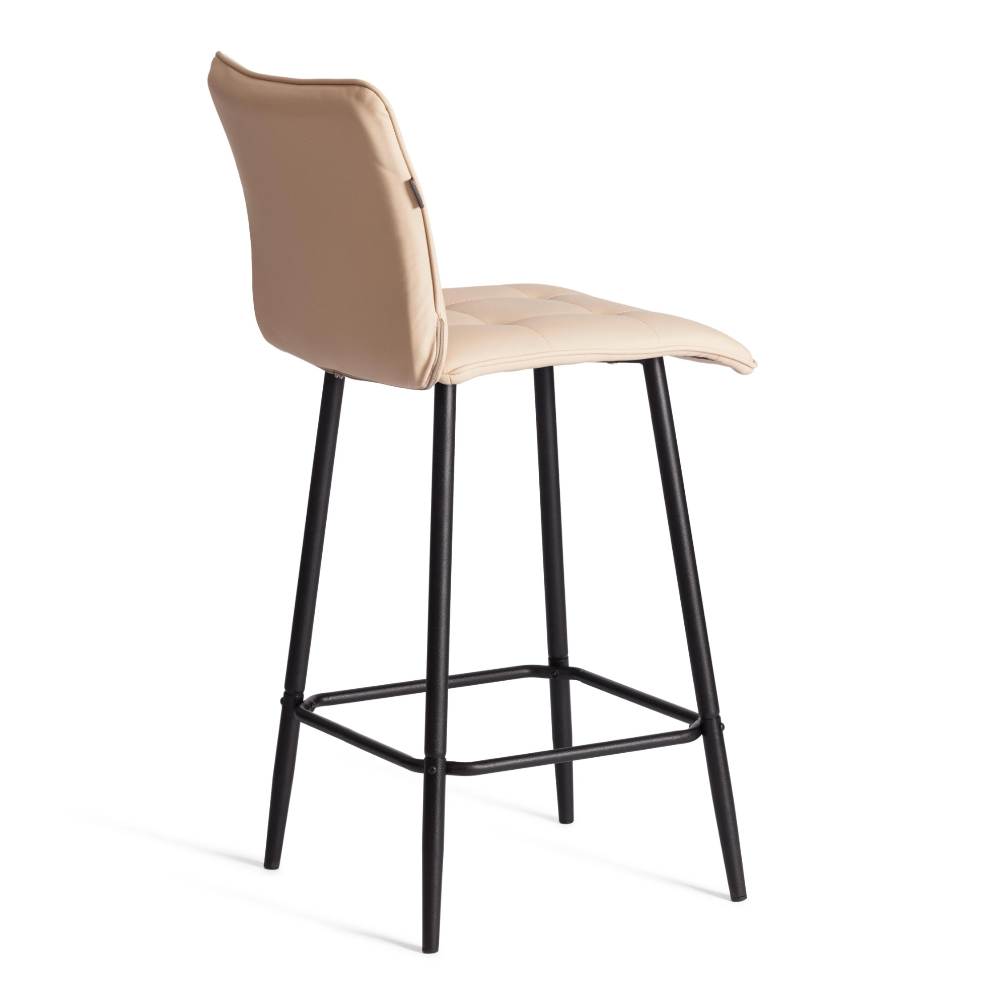 Полубарный стул TC Bari/Бари экокожа , бежевый, 42х55х99 см photo 3