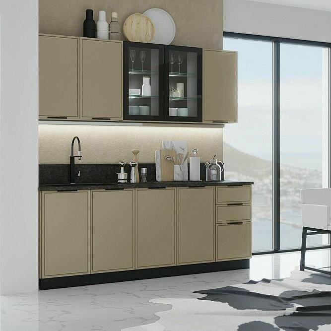 Кухня Николь 2 0 490 Компановка 1 Графит Кастилло