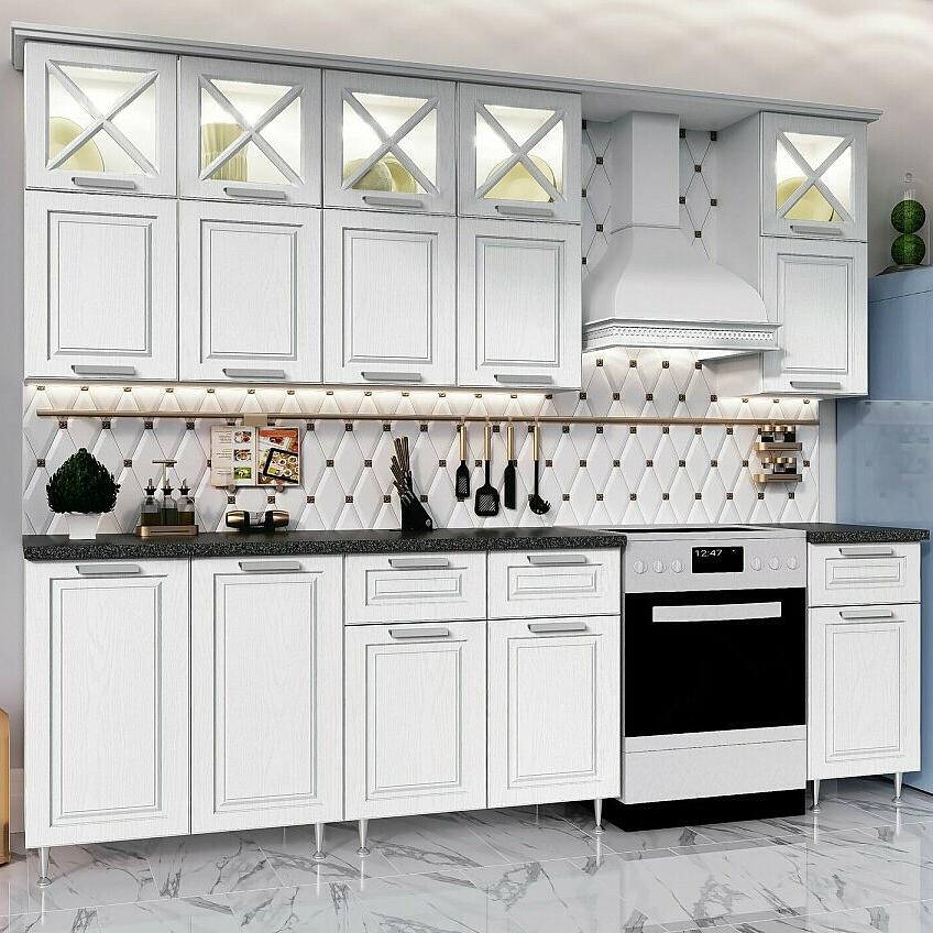 Кухня Констанция 2 0 900 490 Компоновка 4 Шервуд Кастилло