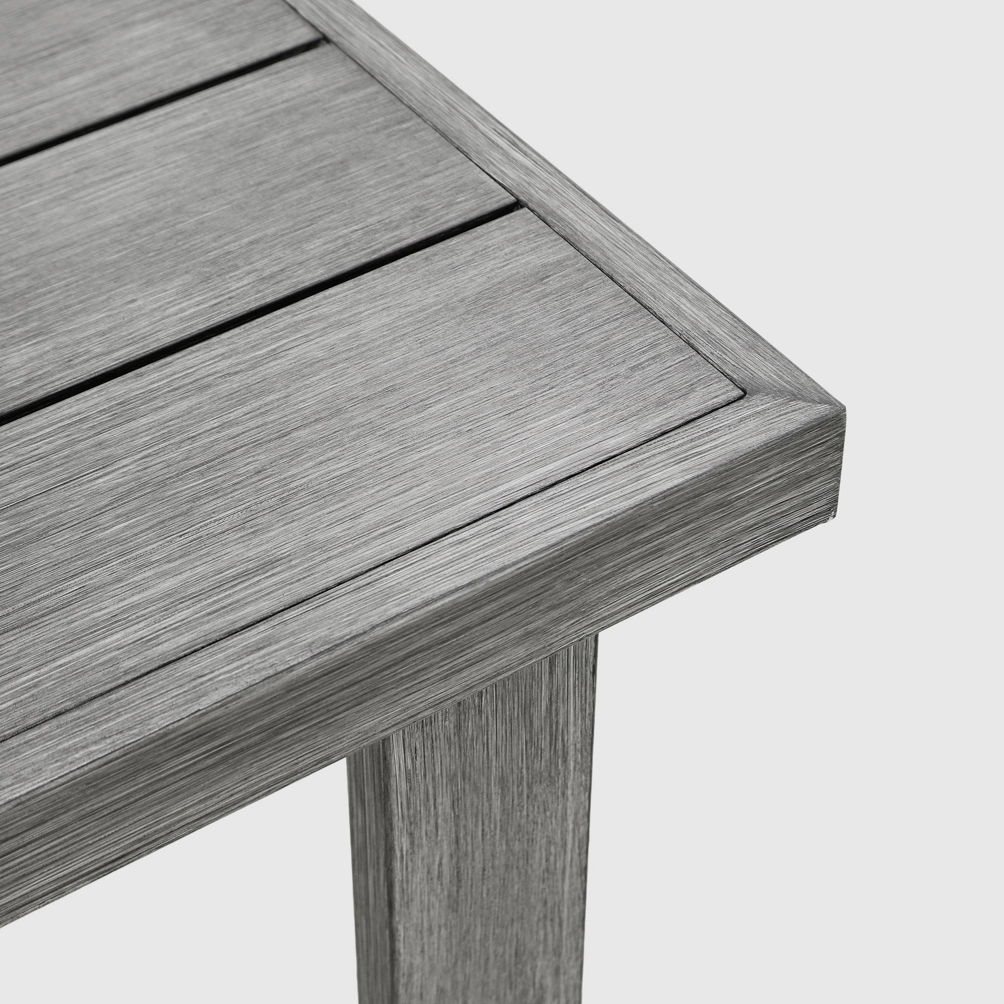 Стол обеденный Golden Eagle алюминиевый серый 183х100х75 см photo 3