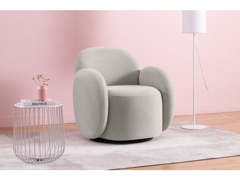 Кресло поворотное Теоп Bucle Beige photo 3