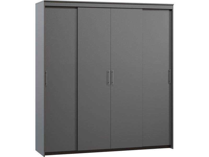 Шкаф-купе Тебар-4-210-230 Графит без зеркал photo 3