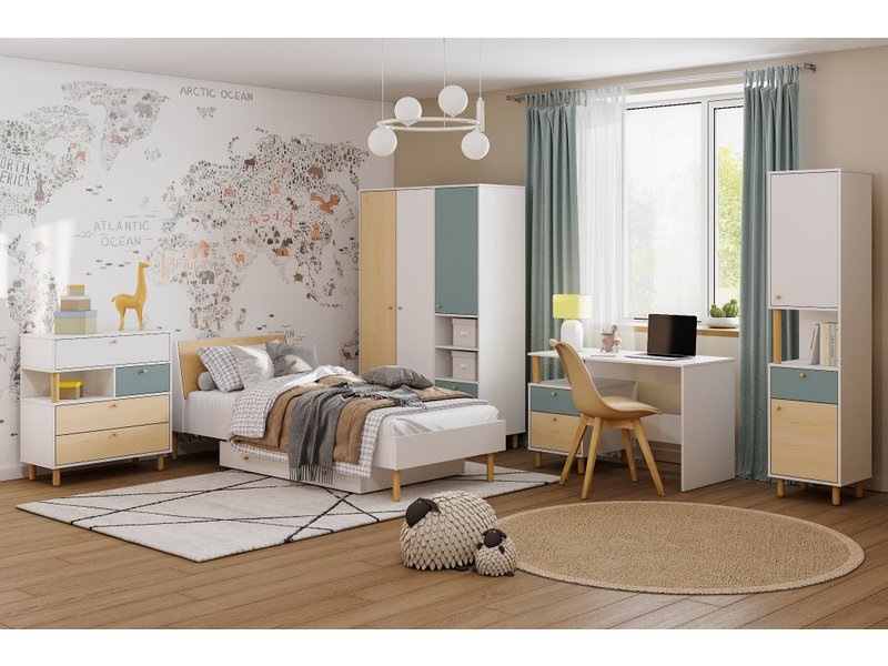 Распашной шкаф Дикинс-3 Mint Plywood photo 2