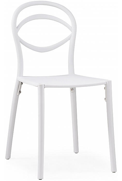 Пластиковый стул Simple white