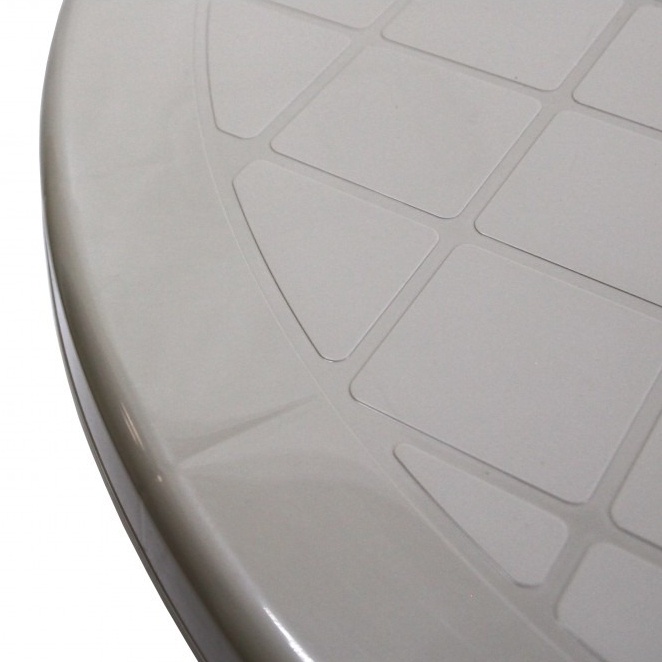 Стол Элластик пласт Элластик круглый серый 95х95х74 см photo 3