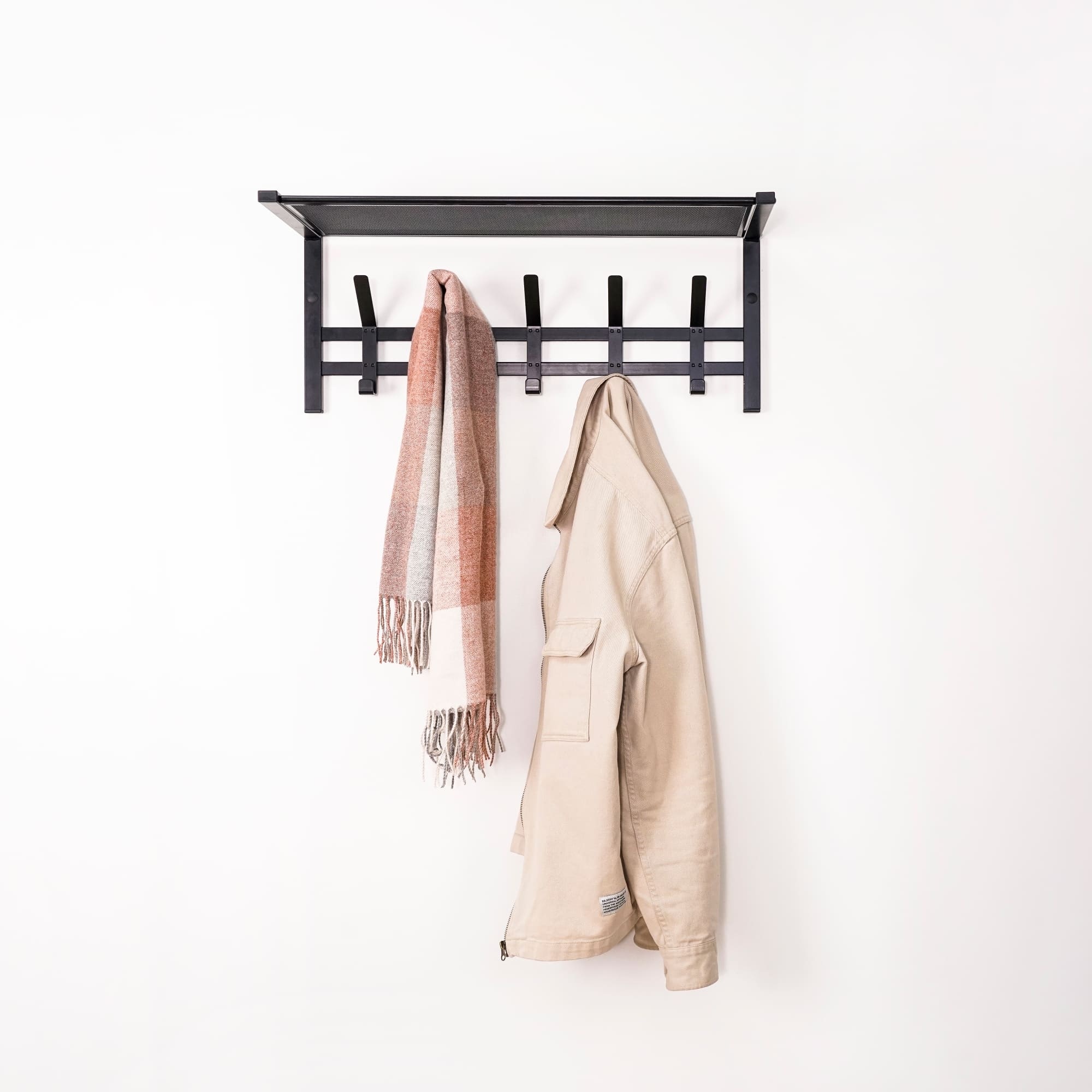 Вешалка с полкой ЗМИ Торонто 21 чёрная photo 5