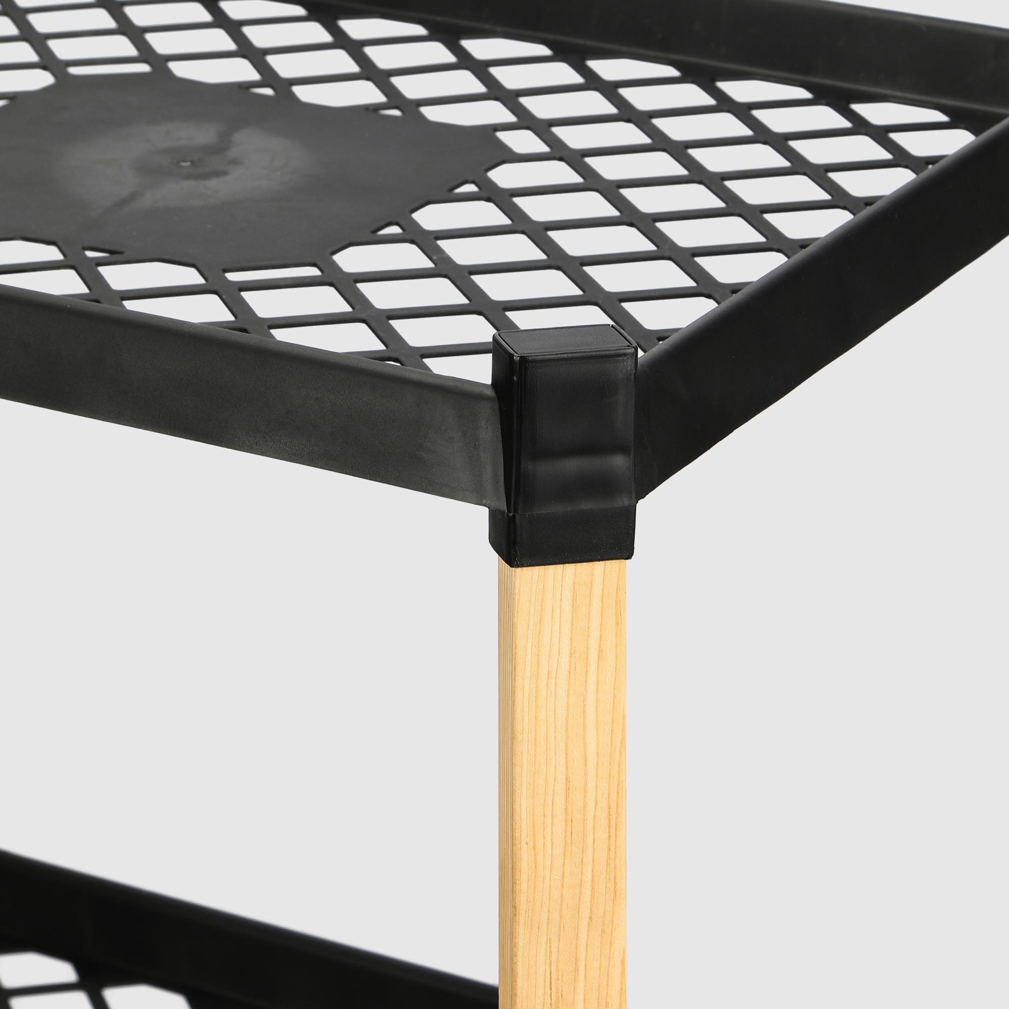 Этажерка для хранения Fixwood Fix-2000-4 чёрная 44х37х112 см photo 3