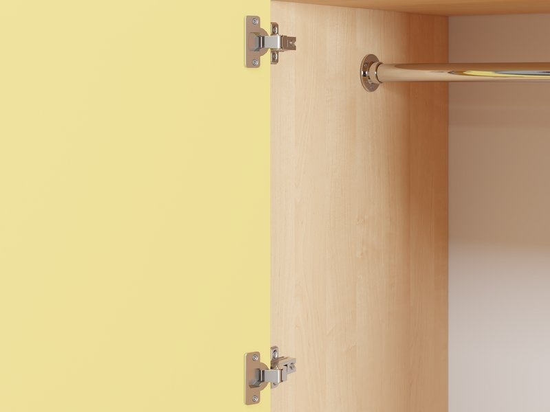 Распашной шкаф Пенни-2 Plywood Mustard photo 5