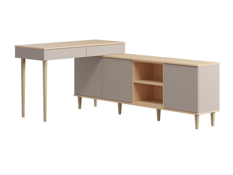 Стол-тумба Элвуд-4 Latte Plywood photo 4