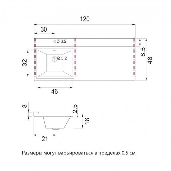 Тумба Мисти 60 photo 4