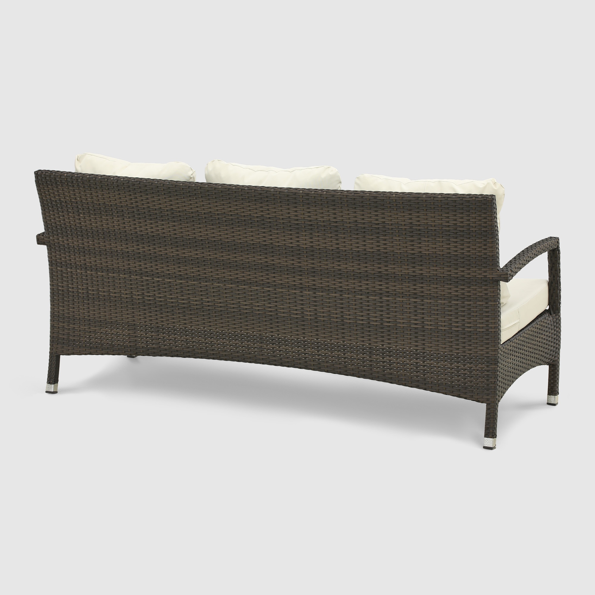 Комплект мебели Ns Rattan Shafran чёрный с белым 5 предметов photo 5