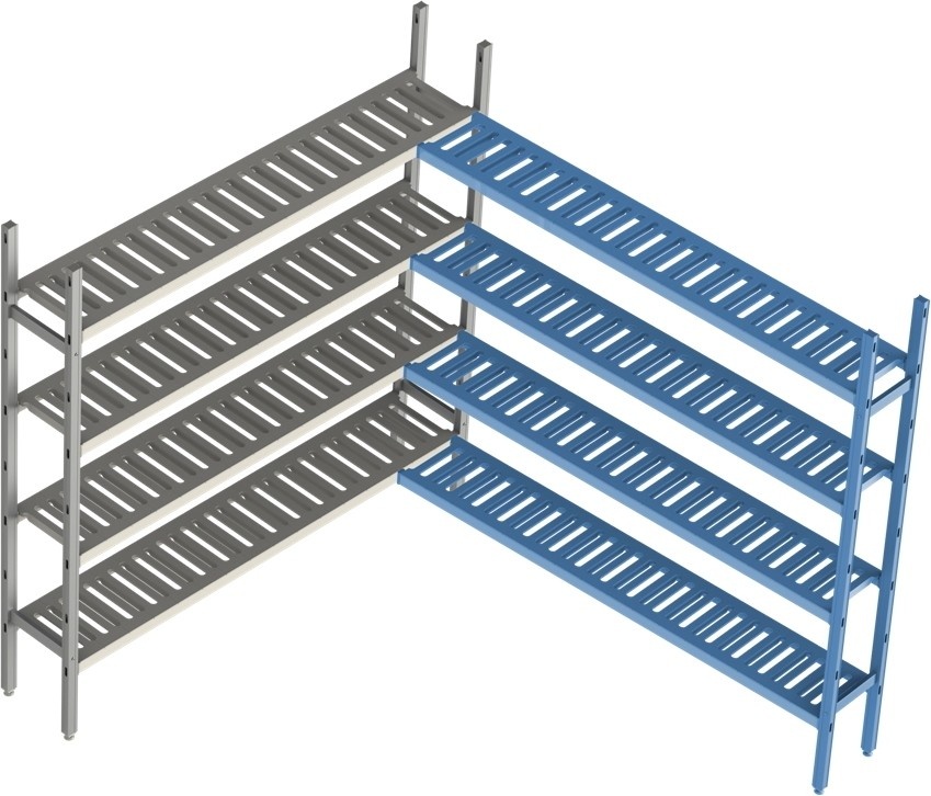 Стеллаж Polair Load Me Poly 18Al 4Pp40 15C