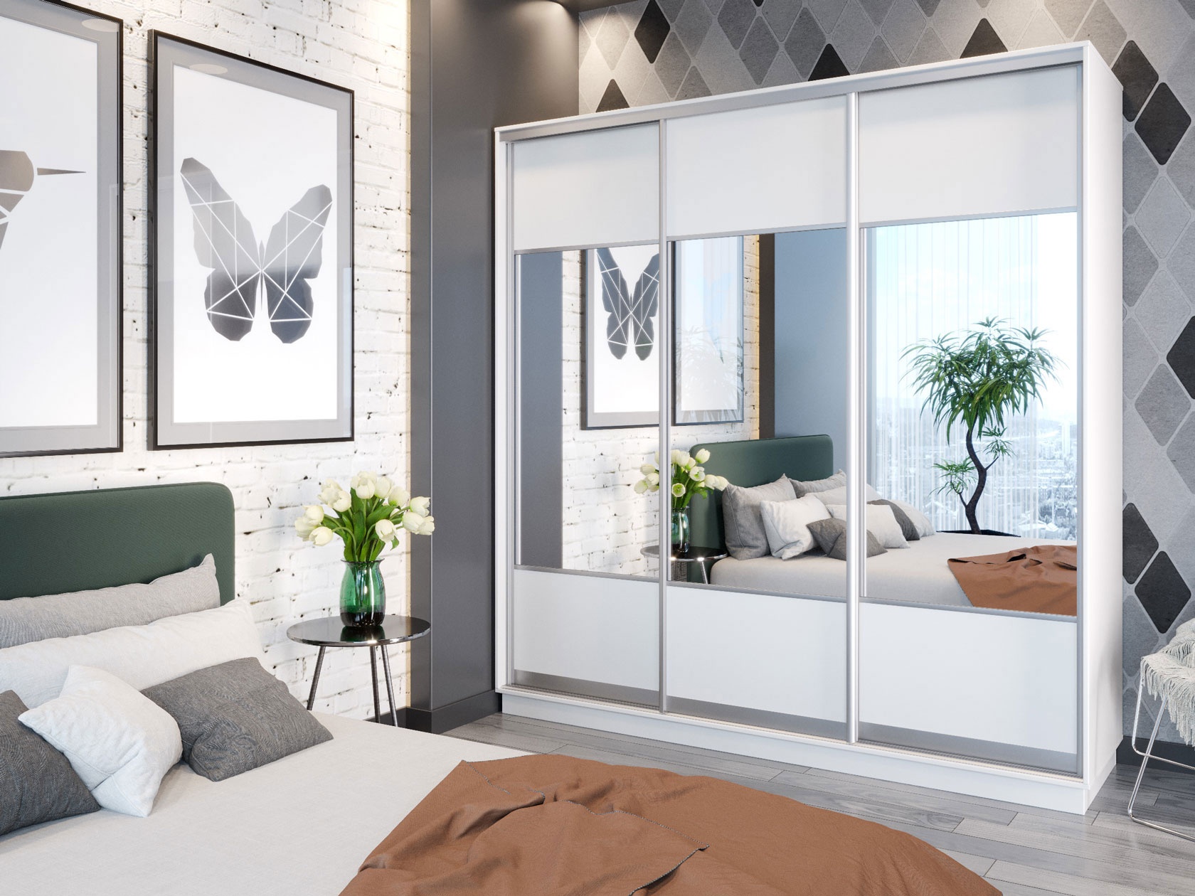 Шкаф Купе Маршал 2400 450 photo 2