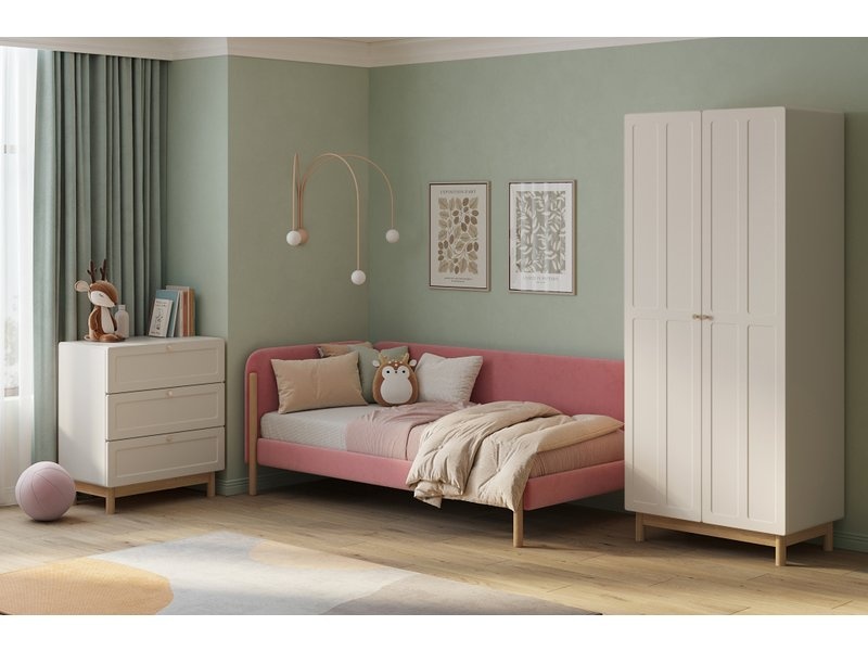 Распашной шкаф Виклу-2 Cream Oak photo 2