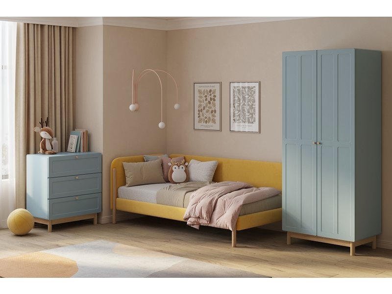 Распашной шкаф Виклу-2 Greenish Oak photo 2