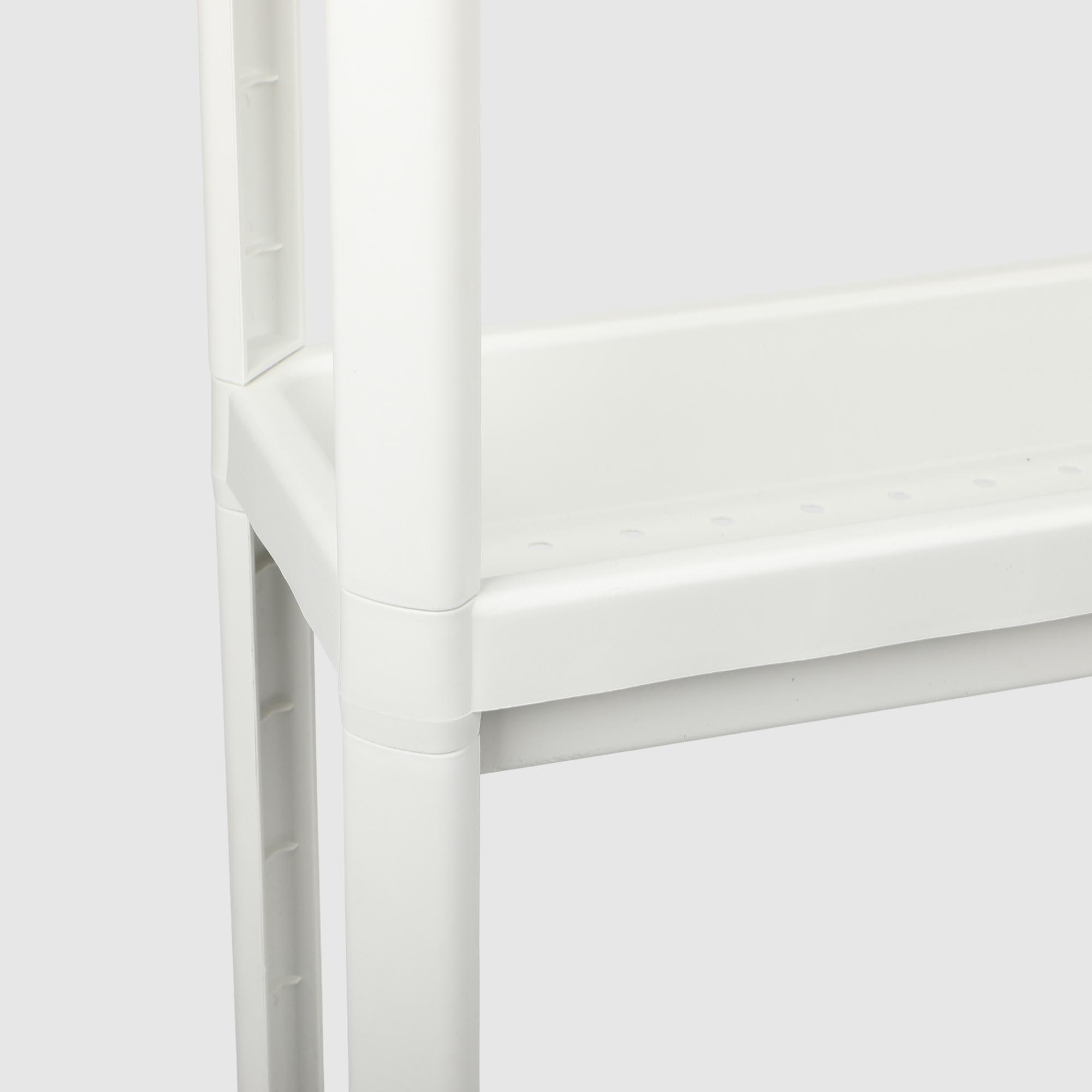 Этажерка Baroness Home трёхъярусная белая 52х6,5х70 см photo 4