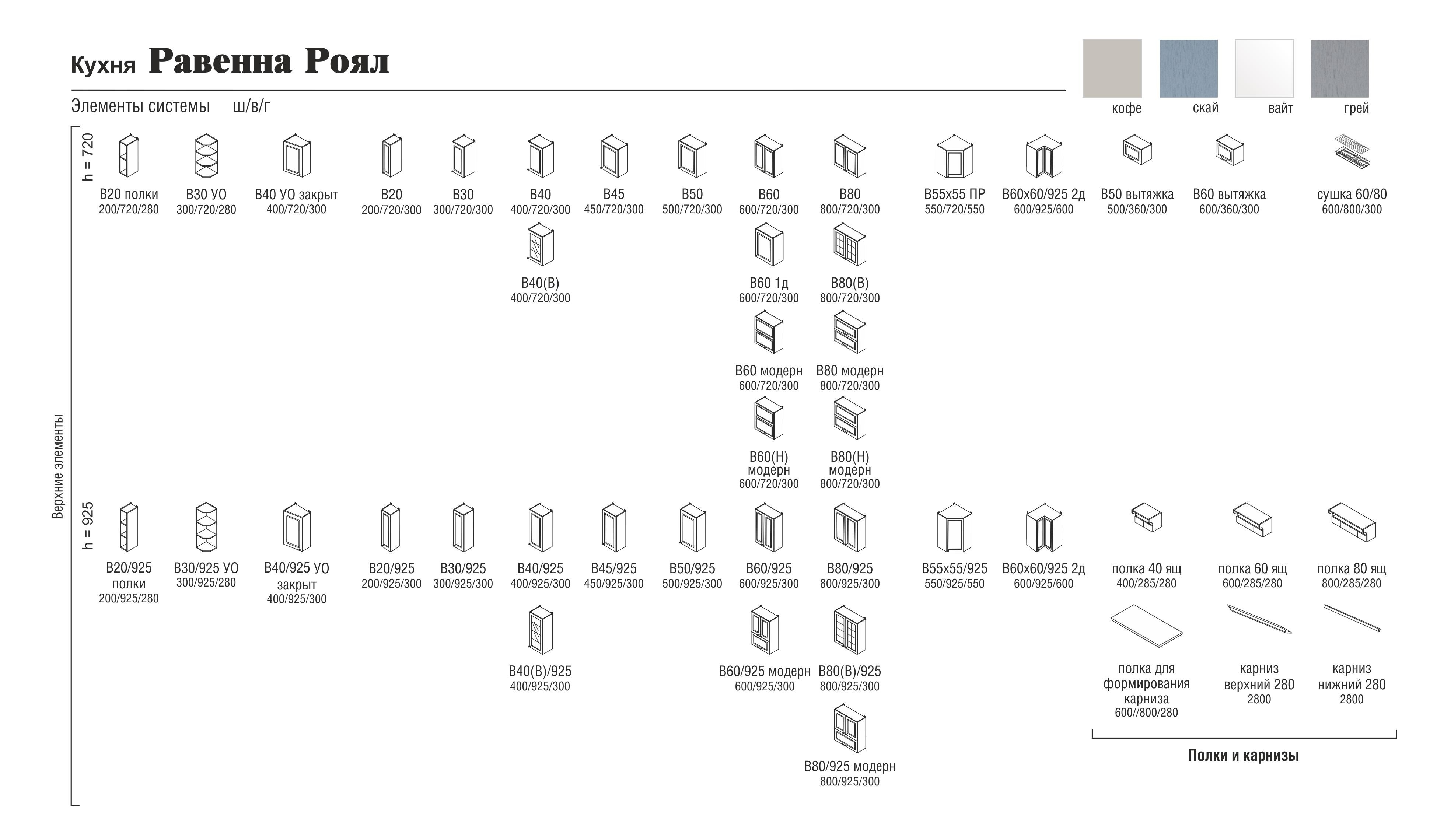 Кухонный Гарнитур Равенна Роял 1 8 60 40 photo 4