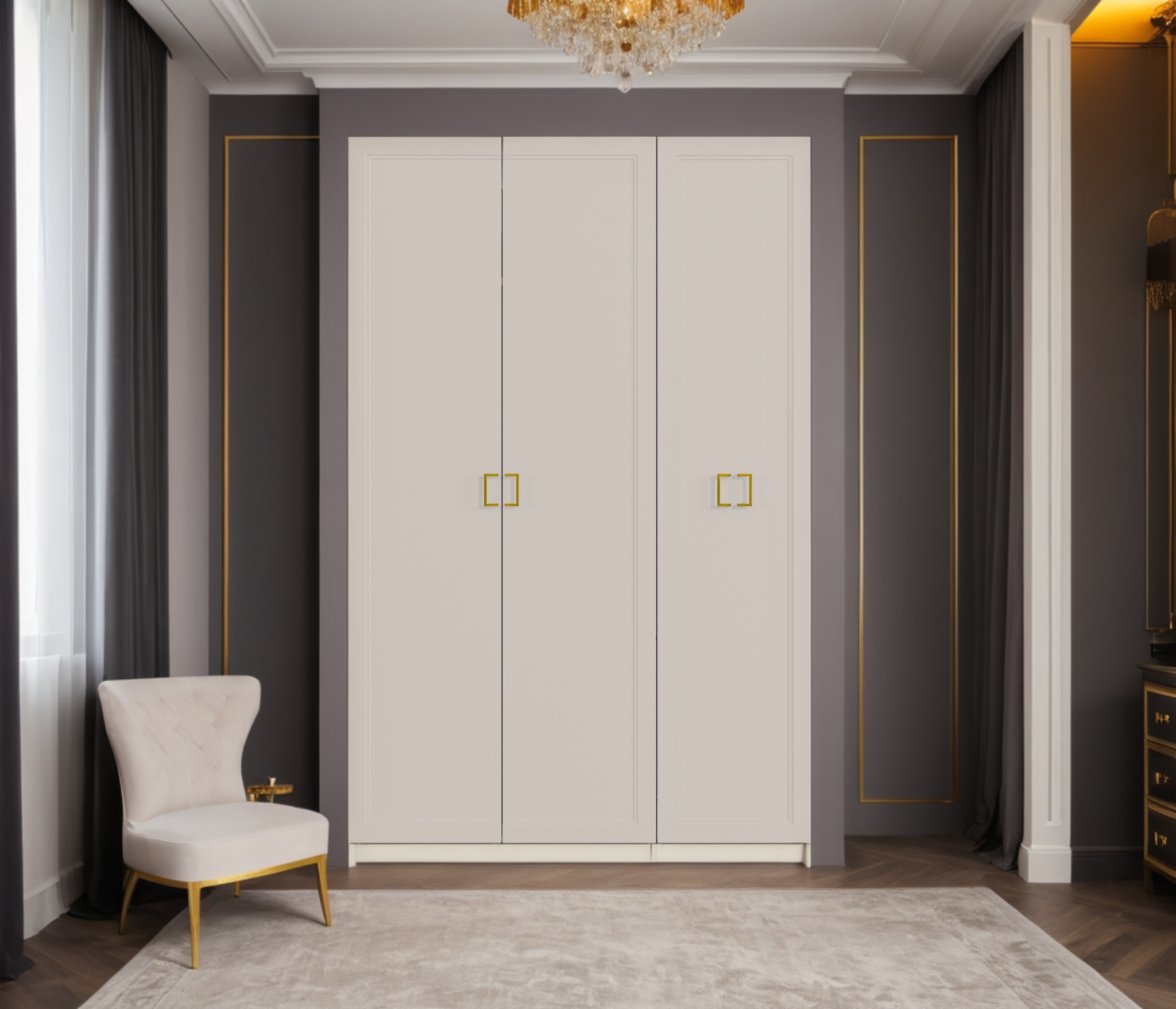 Шкаф трехдверный Ассоль/Макс 1500 мм photo 5