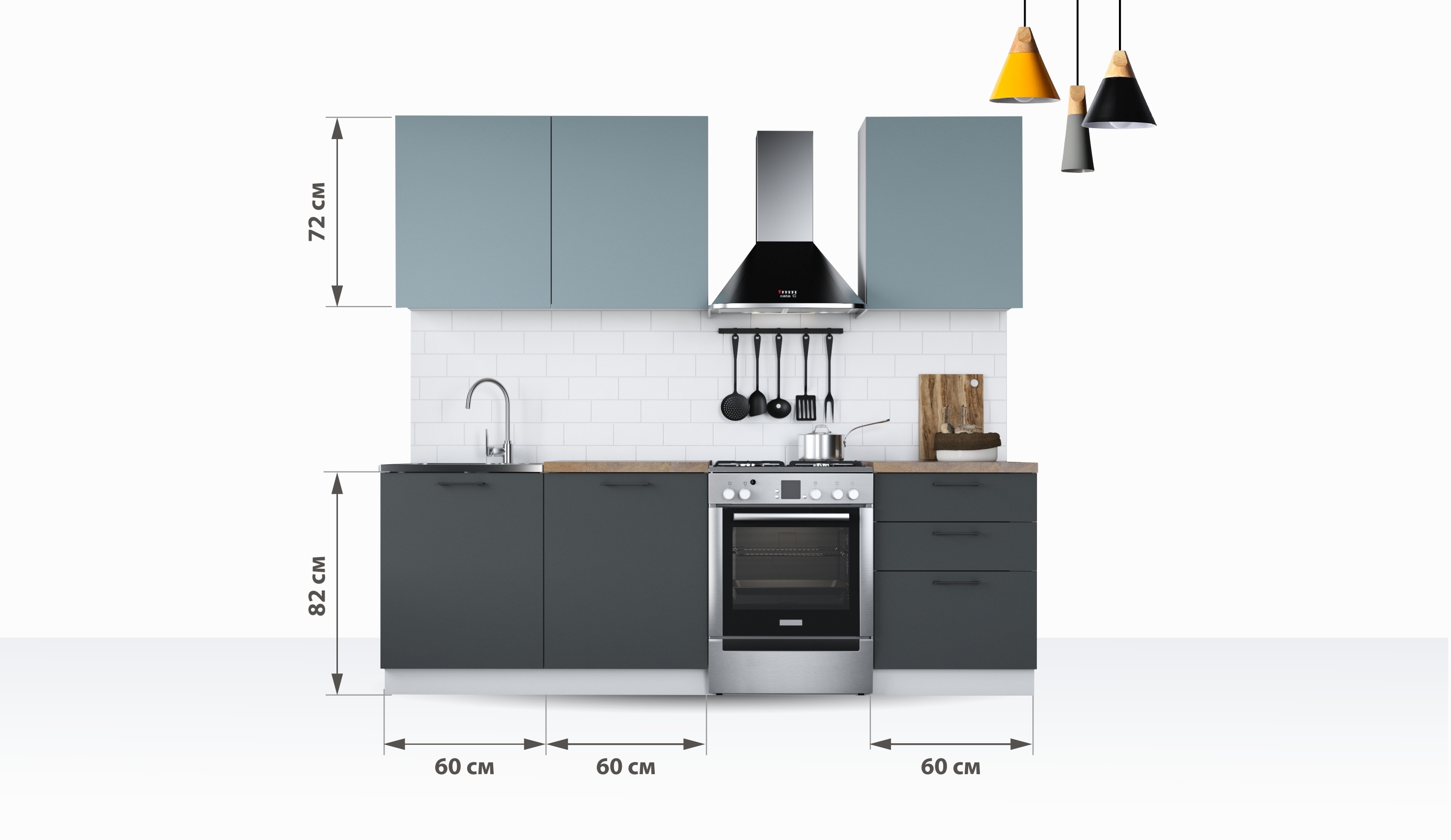 Кухонный Гарнитур Равенна Сити 1 8 60 60 photo 2