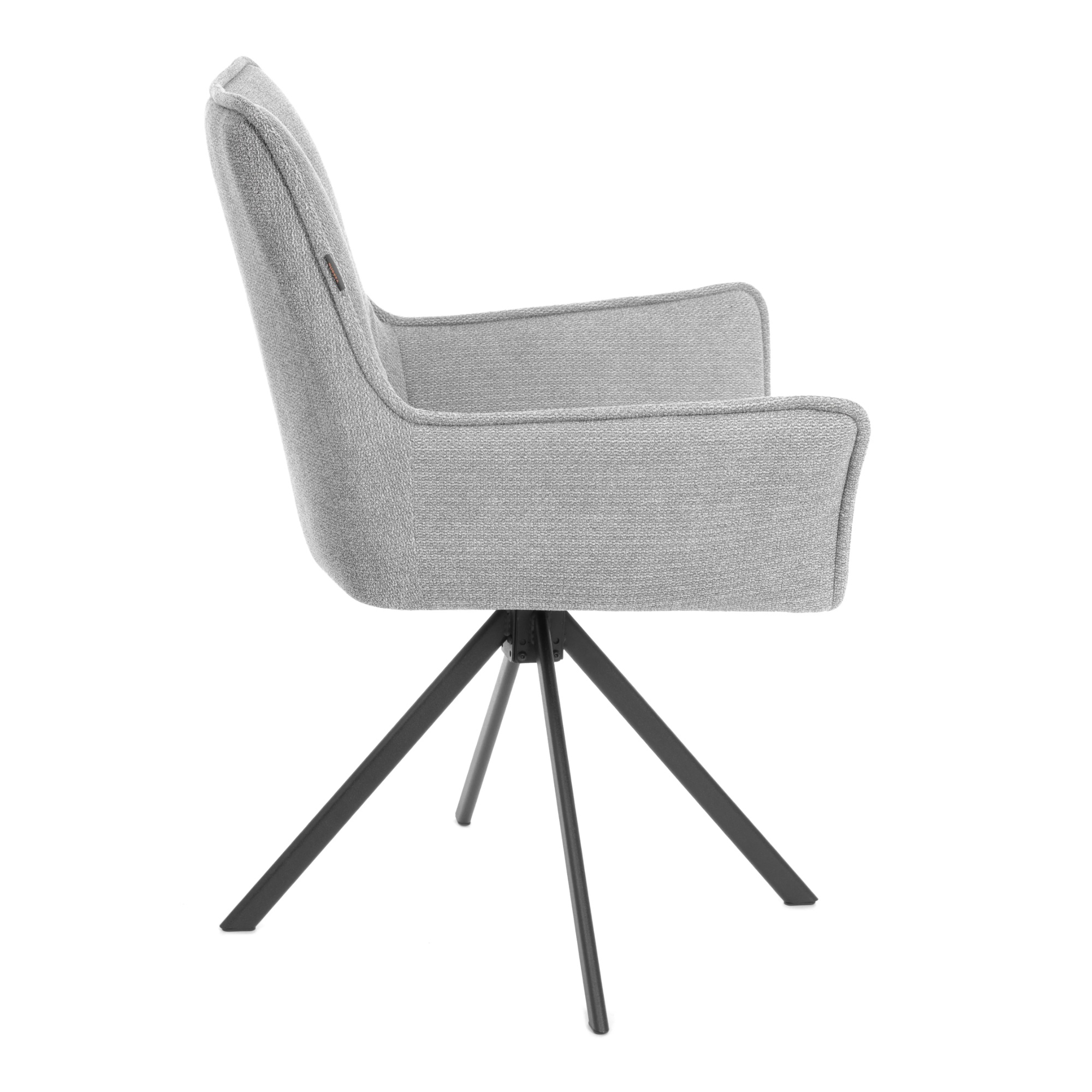 Кресло TC Murano/Мурано опора 360, велюр/букле (HYP), светло-серый photo 2