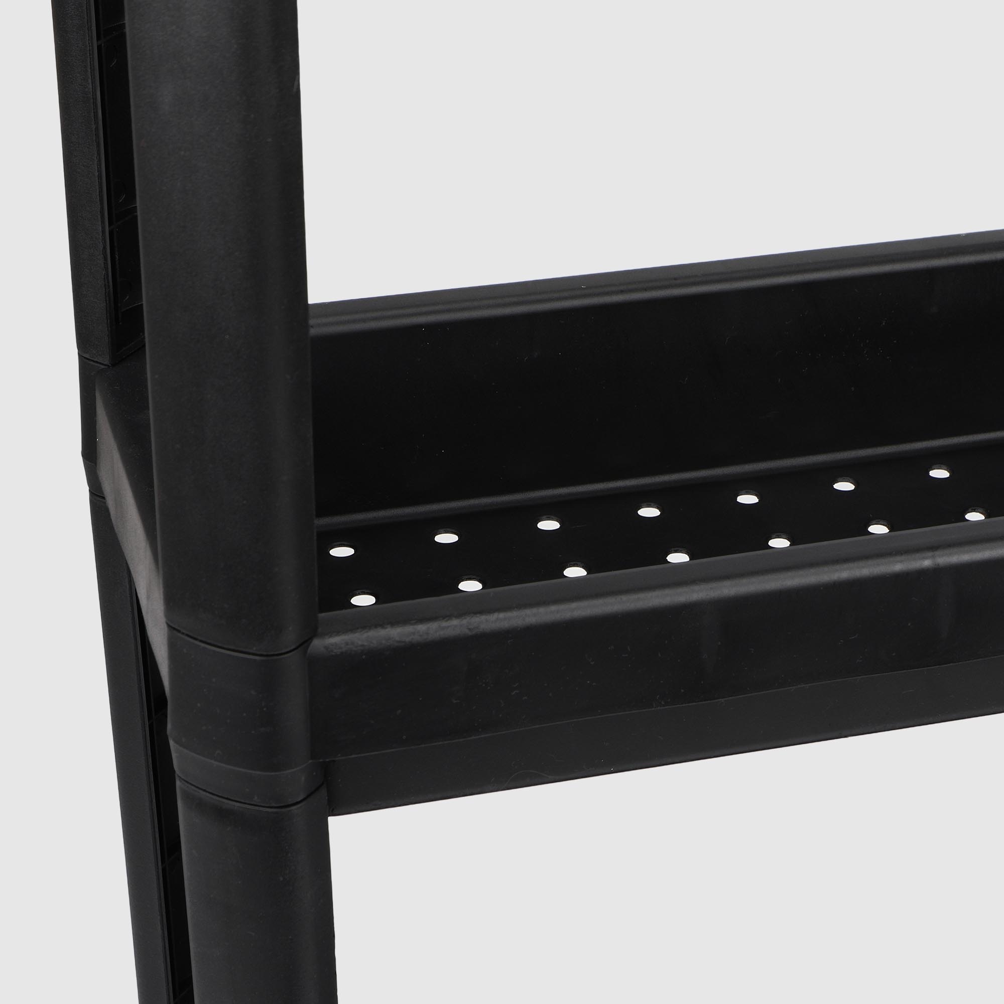 Этажерка Baroness Home трёхъярусная чёрная 52х6,5х70 см photo 3