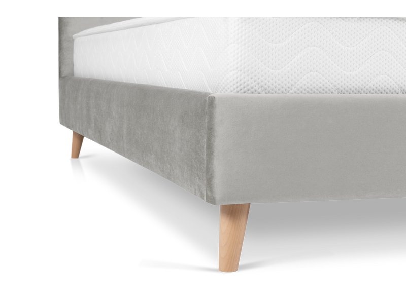 Кровать Динс 160 Velvet Silver photo 4