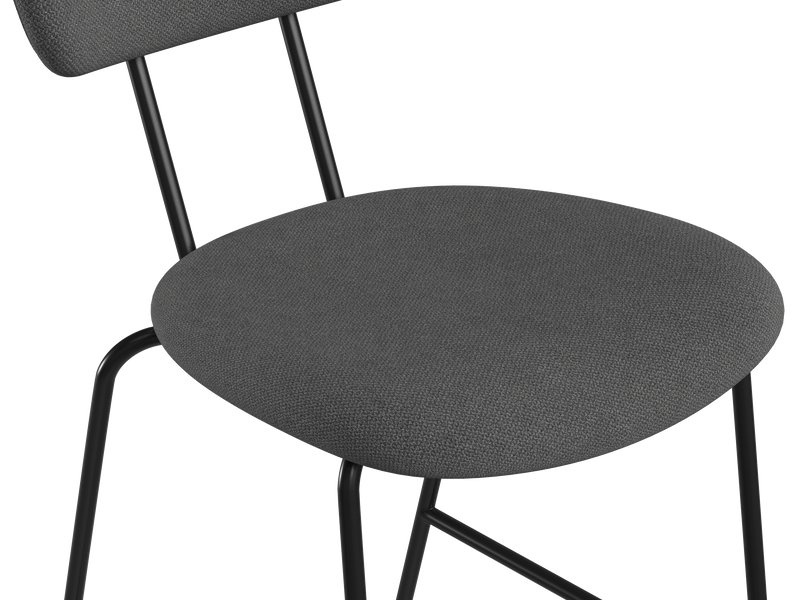 Стул барный Эрин Textile Grafit photo 5