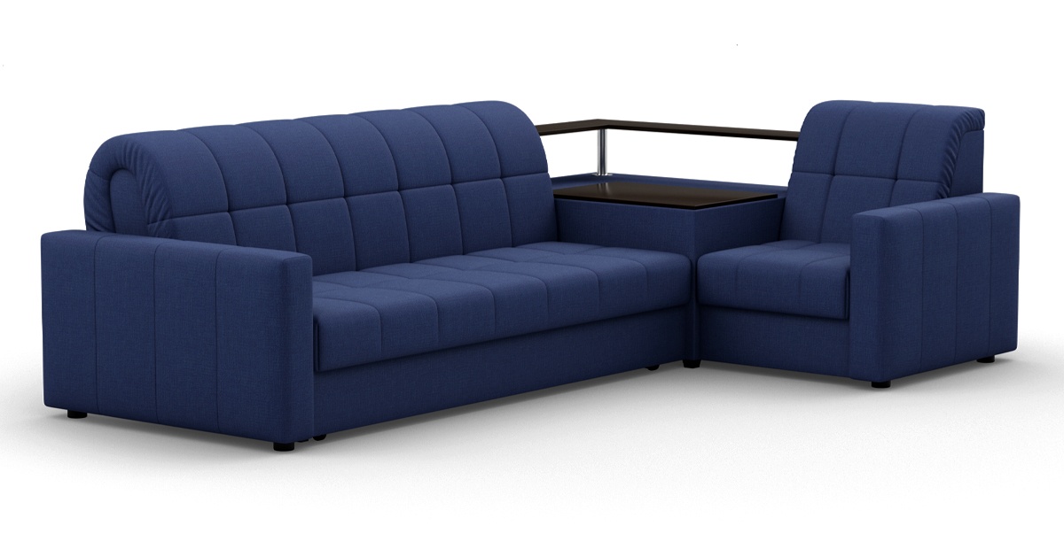 Угловой диван Инсбрук NEXT 180 K-4 с полкой венге photo 2