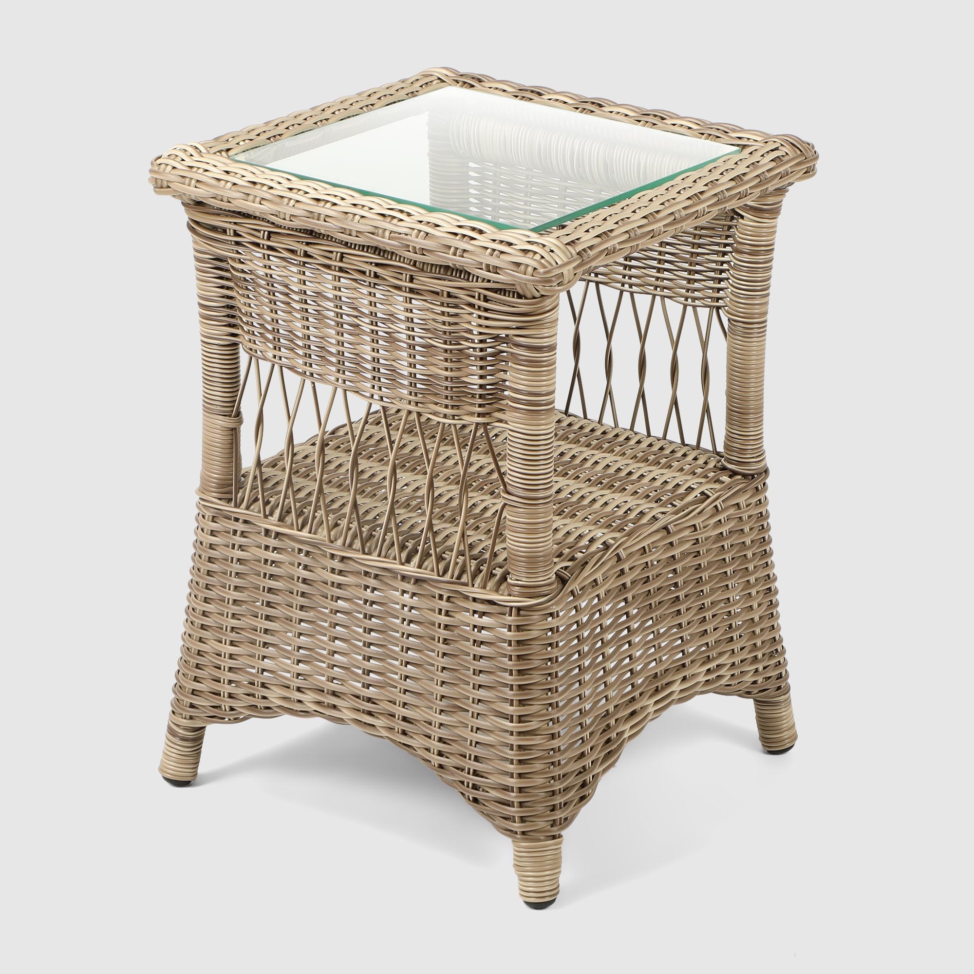 Комплект мебели Rattan grand Edelweis бежевый 2 предмета photo 4