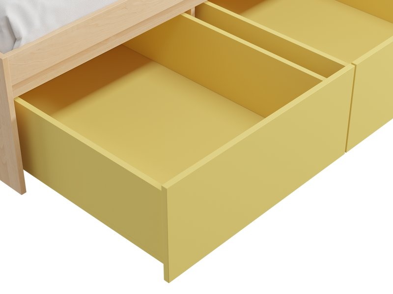 Кровать Пенни 1 90 Plywood Mustard photo 4