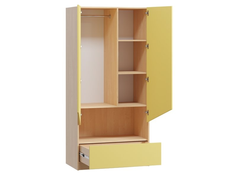 Распашной шкаф Пенни-2 Plywood Mustard photo 4