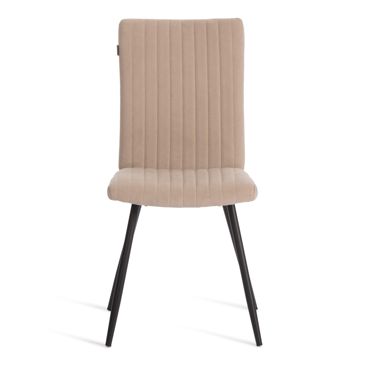 Стул TC Monte Carlo флок бежевый с чёрным 48х55х93 см photo 5