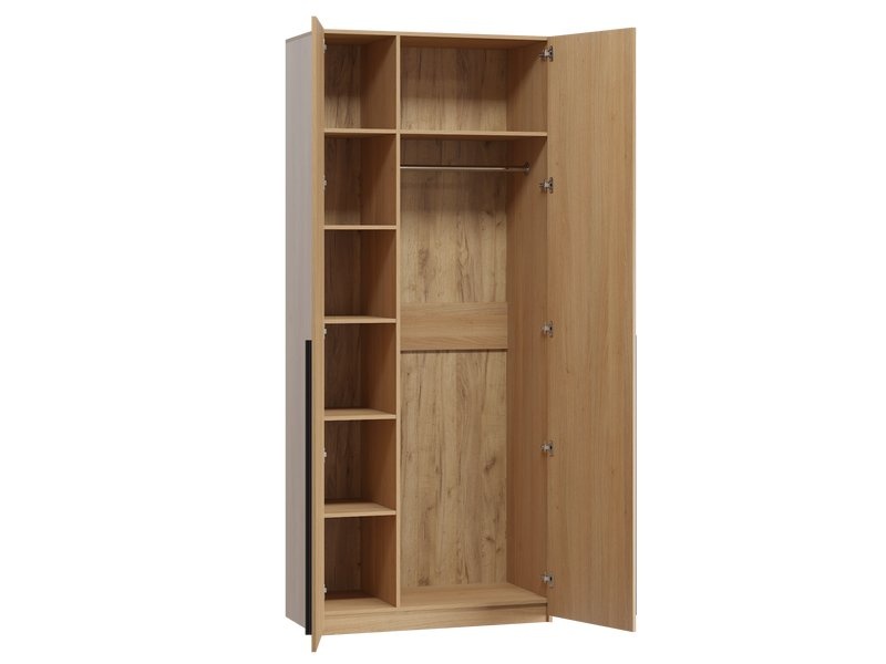 Распашной шкаф Кимбол-2-100-240 Oak photo 2