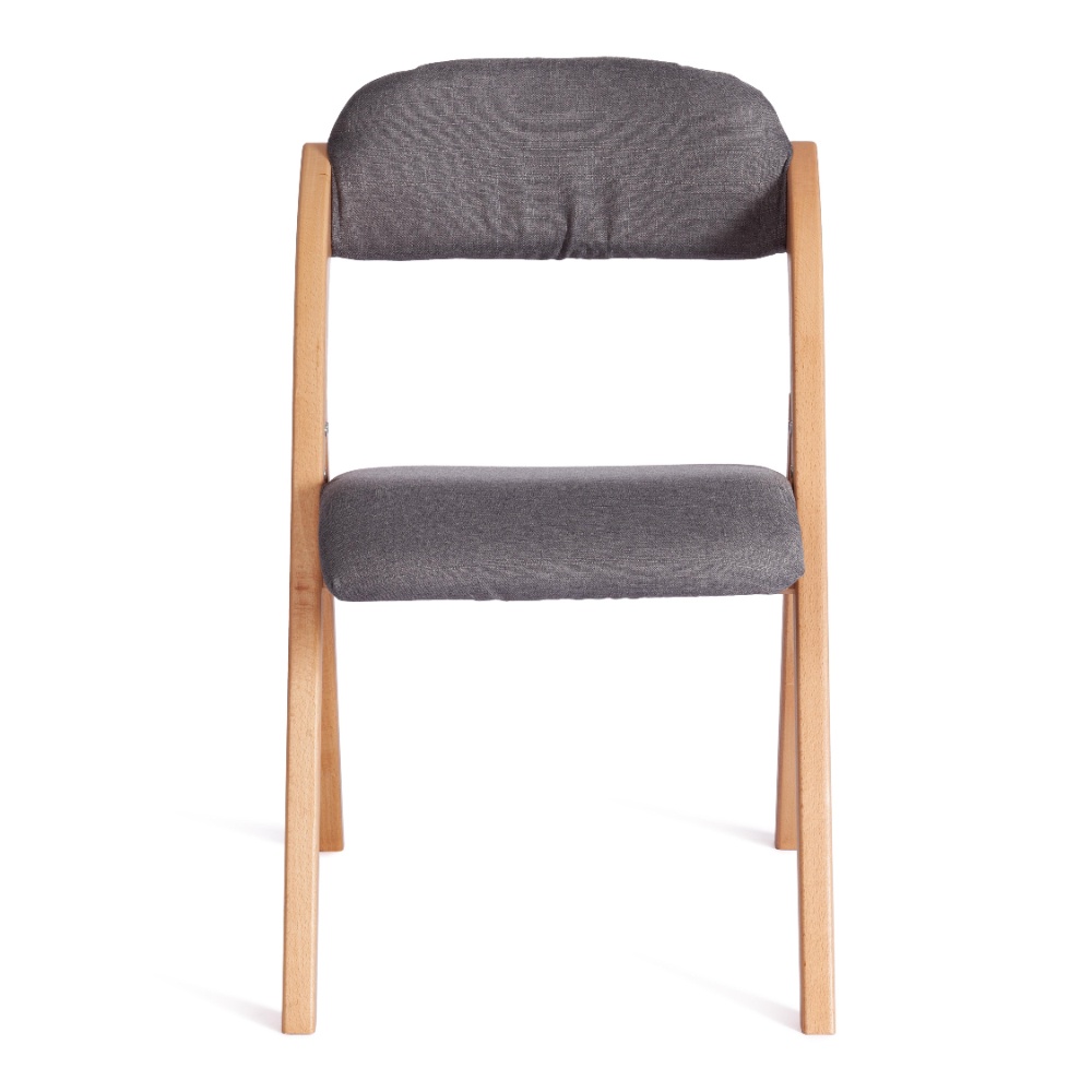 Стул ТС Frutto деревянный с хлопком серый 46,5х60х77 см photo 3