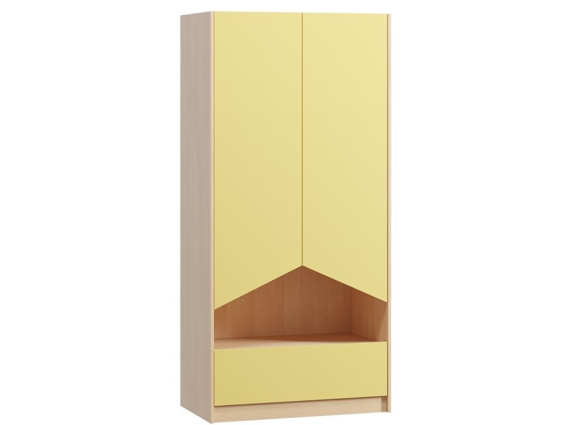 Распашной шкаф Пенни-2 Plywood Mustard photo 3